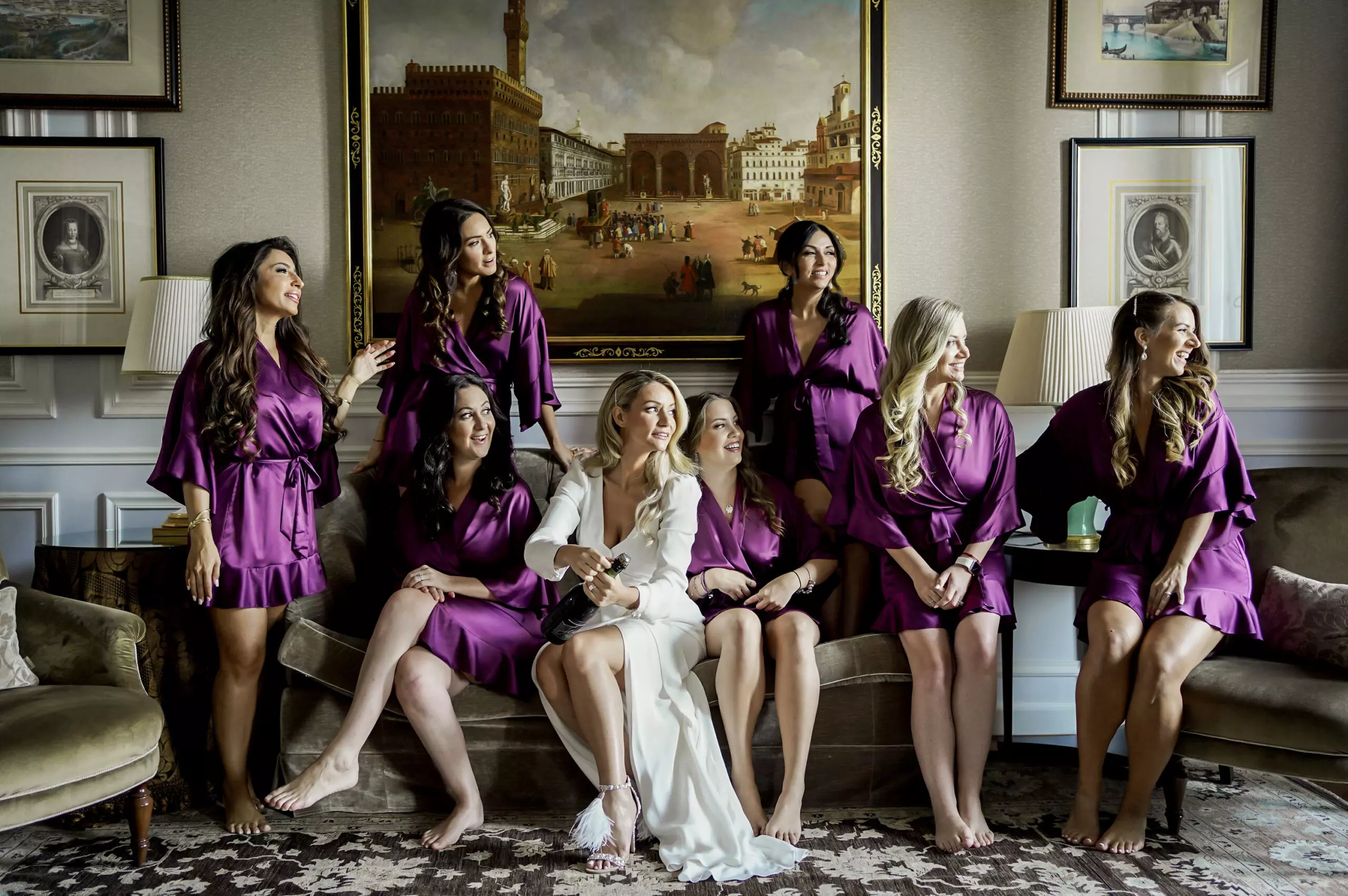 The Stylish Bride wedding day dressers, stylists, ladies in waiting, bridesmaids, destination weddings